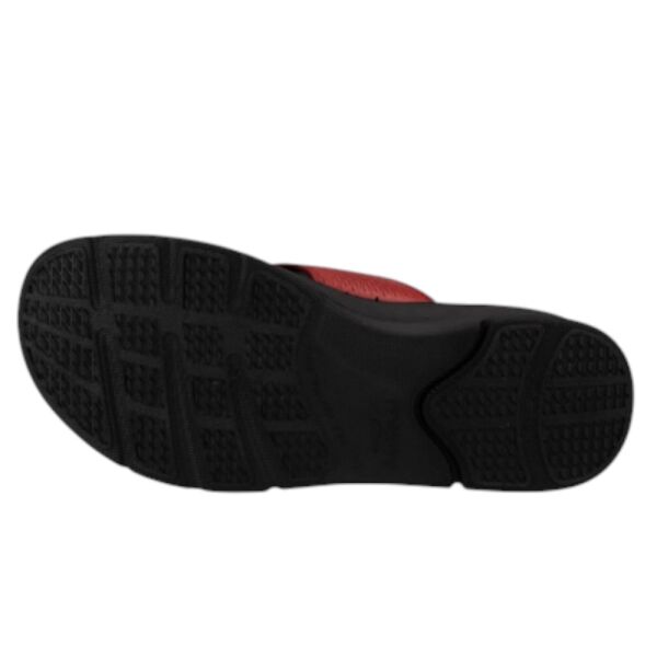 Forelli 1652-G Hanna Kırmızı Kadın Comfort Topuk Dikeni Deri Terlik