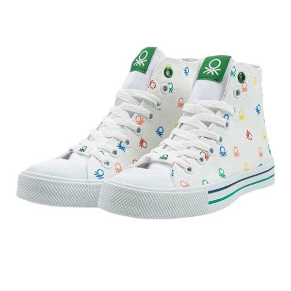 Benetton BN-30185 Beyaz Kadın Spor Ayakkabı