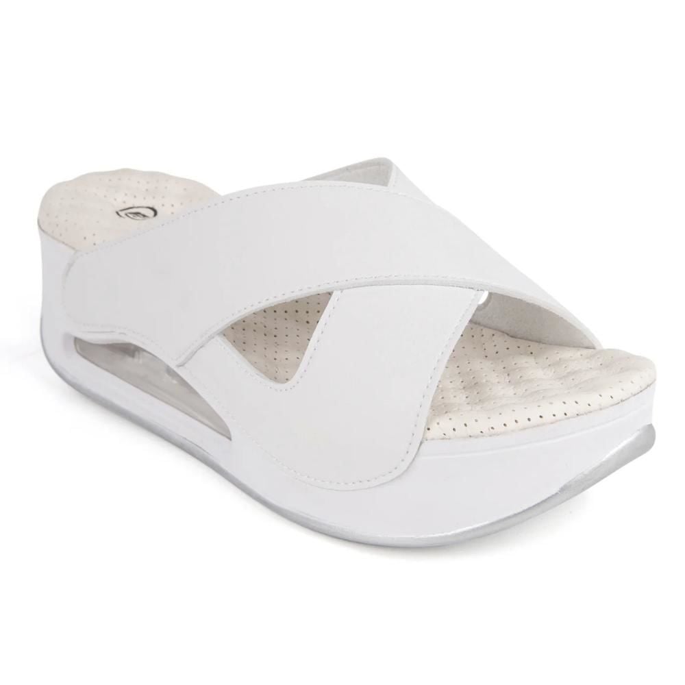 Muya 31210 Penelope Beyaz Kadın Air Taban Terlik