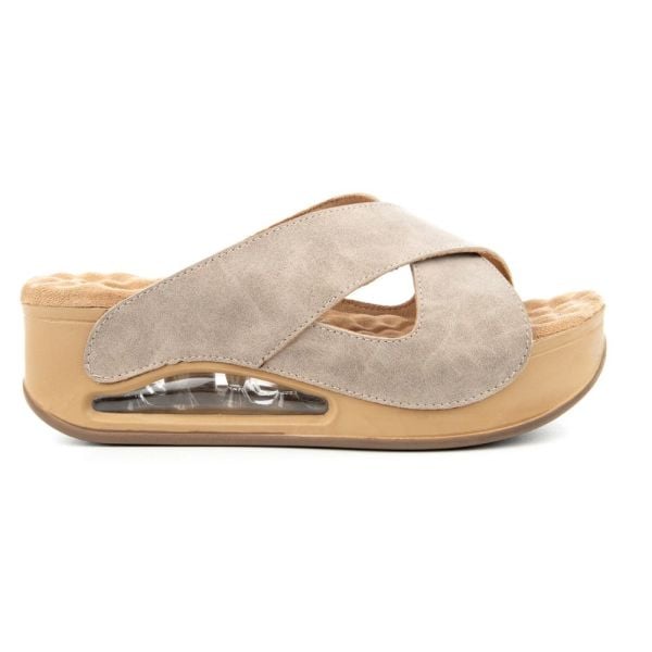 Muya 31210 Penelope Full Krem Kadın Air Taban Terlik