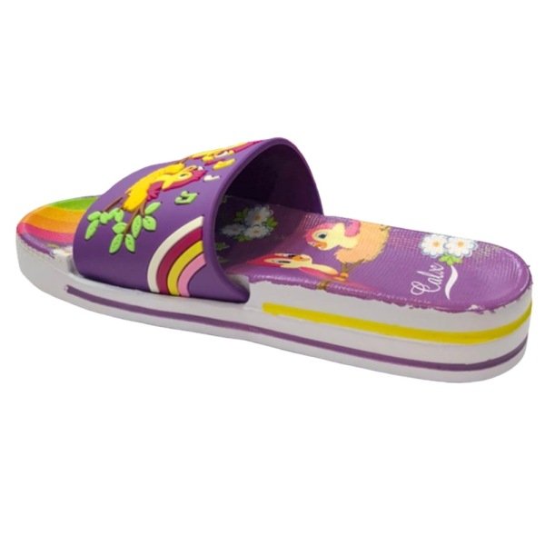 Calx P.945 Lila Çocuk Havuz/Deniz Terlik