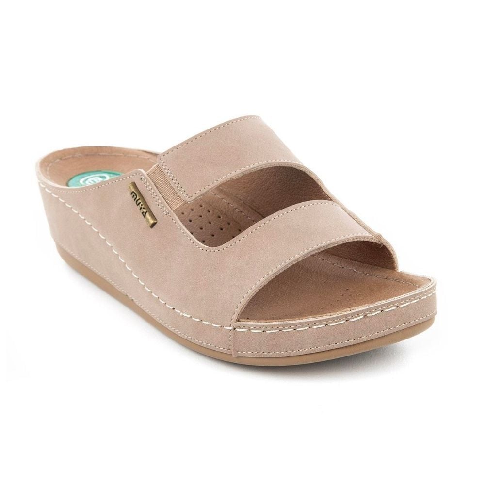 Muya 31136 Panna Vizon Kadın Anatomik Terlik