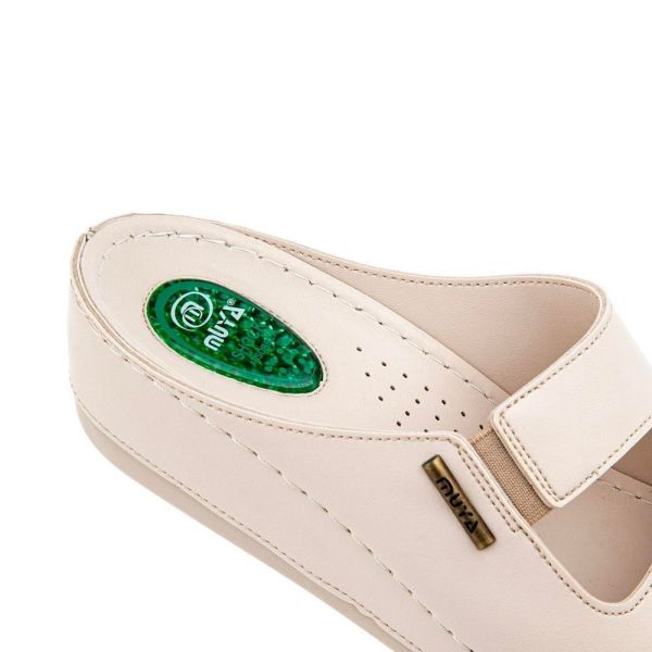 Muya 31136 Panna Full Krem Kadın Anatomik Terlik