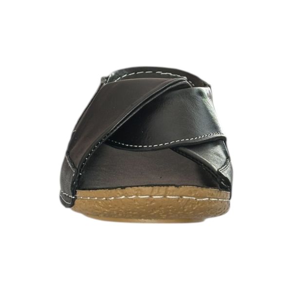 Cex 25Y GRF Siyah Kadın Hakiki Deri Günlük Terlik