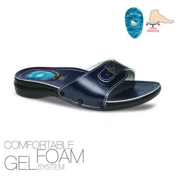Ceyo 6300-1 Lacivert Erkek Jel Taban Anatomik Terlik