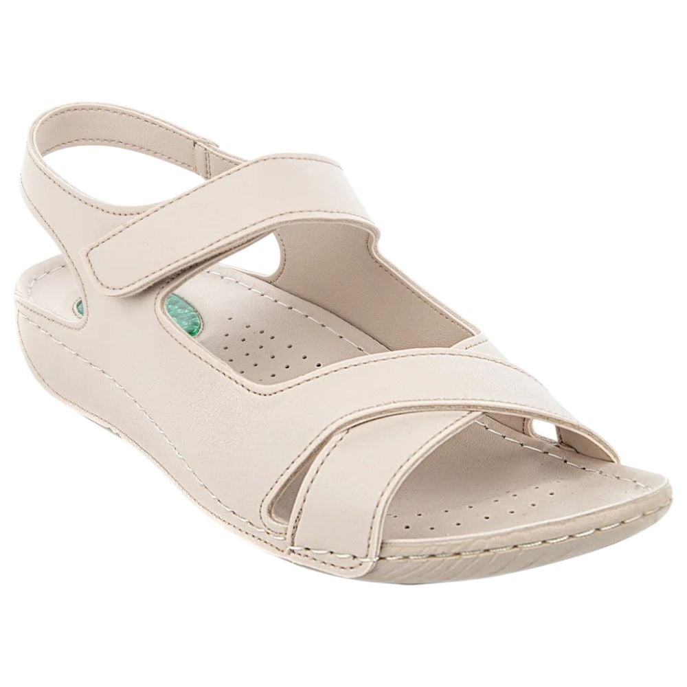 Muya 31123 Capella Full Krem Kadın Anatomik Topuk Dikeni Sandalet