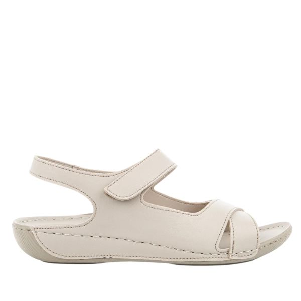 Muya 31123 Capella Full Krem Kadın Anatomik Topuk Dikeni Sandalet