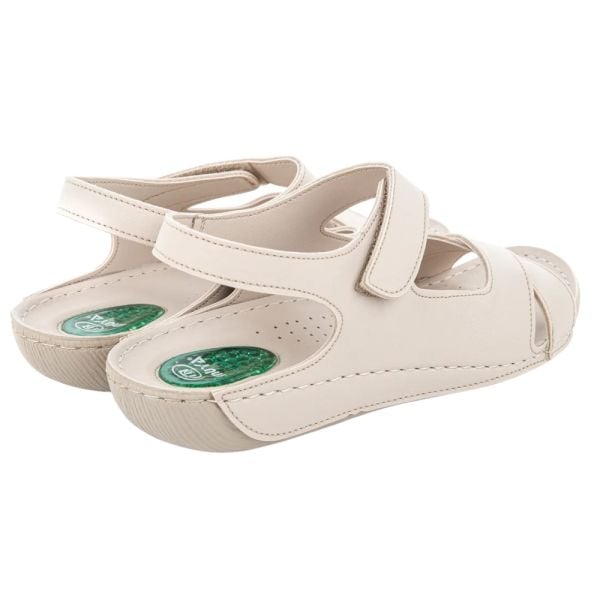 Muya 31123 Capella Full Krem Kadın Anatomik Topuk Dikeni Sandalet