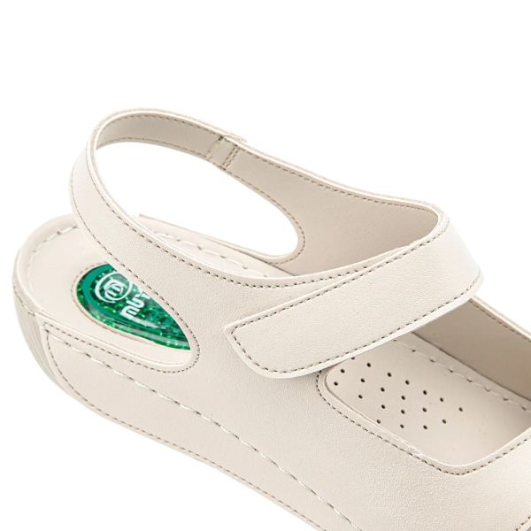 Muya 31123 Capella Full Krem Kadın Anatomik Topuk Dikeni Sandalet