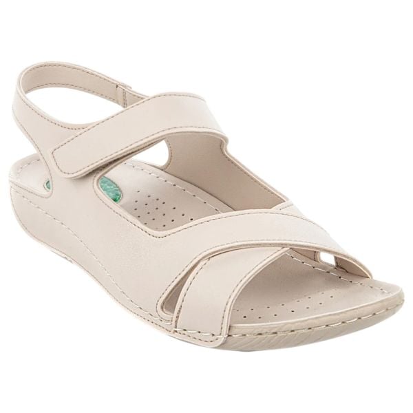 Muya 31123 Capella Full Krem Kadın Anatomik Topuk Dikeni Sandalet