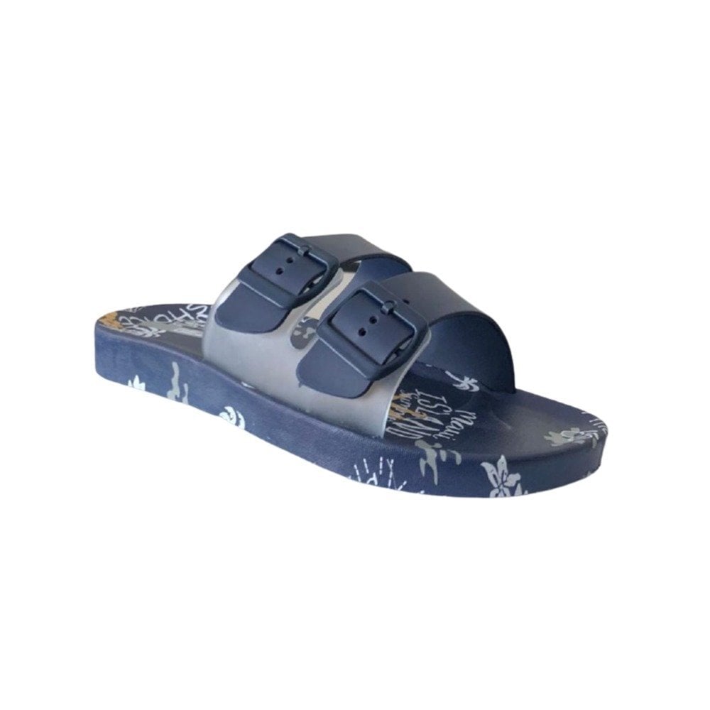 Gezer 13203 Lacivert Erkek Kaydırmaz Havuz/Deniz Terlik