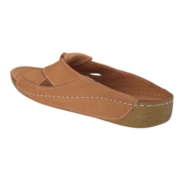 Cex 25Y GRF Taba Kadın Hakiki Deri Günlük Terlik