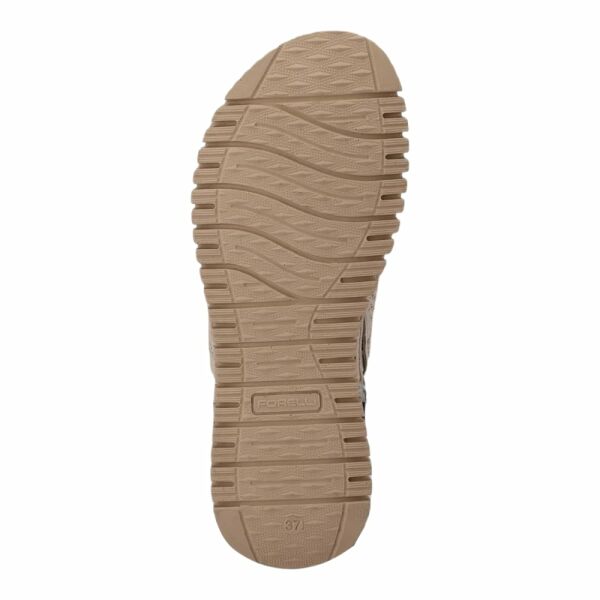 Forelli 38505 Sofia-G Bej Kadın Comfort Deri Terlik