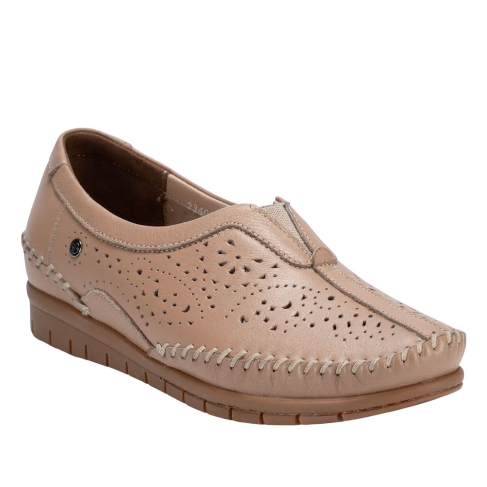 Forelli 23409-G Twin Vizon Kadın Comfort Deri Ayakkabı