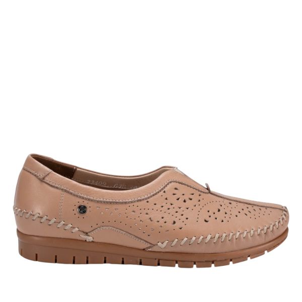 Forelli 23409-G Twin Vizon Kadın Comfort Deri Ayakkabı