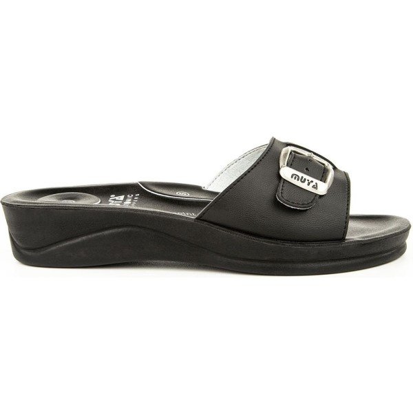 Muya 31000 Candy Siyah Kadın Anatomik Terlik