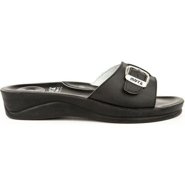 Muya 31000 Candy Siyah Kadın Anatomik Terlik