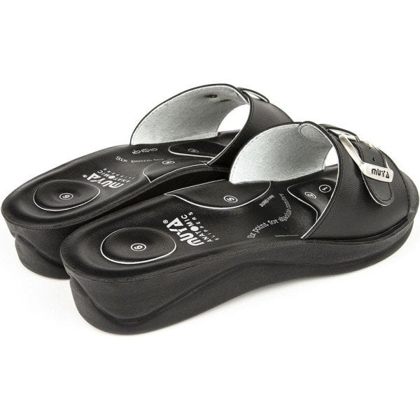 Muya 31000 Candy Siyah Kadın Anatomik Terlik