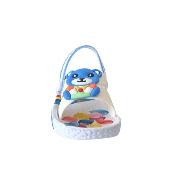 Calx Baby 6 Beyaz Çocuk Havuz/Deniz Terlik Sandalet
