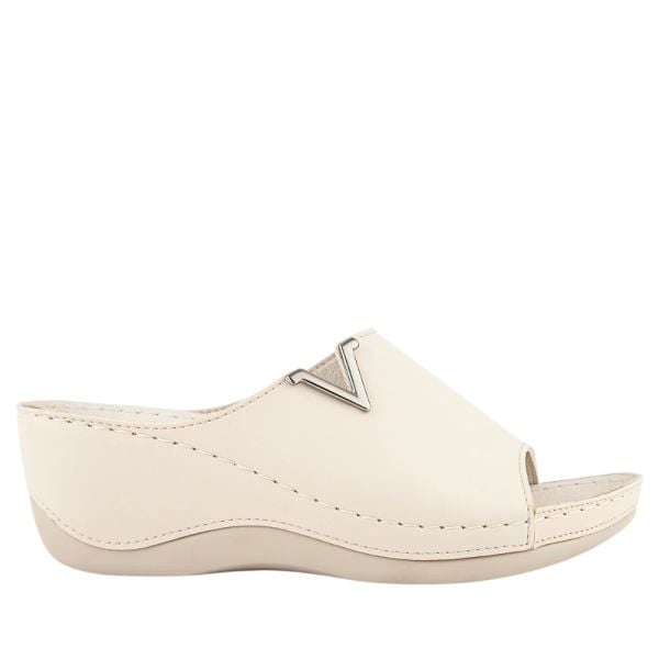 Muya 31148 Perla Krem Kadın Anatomik Terlik