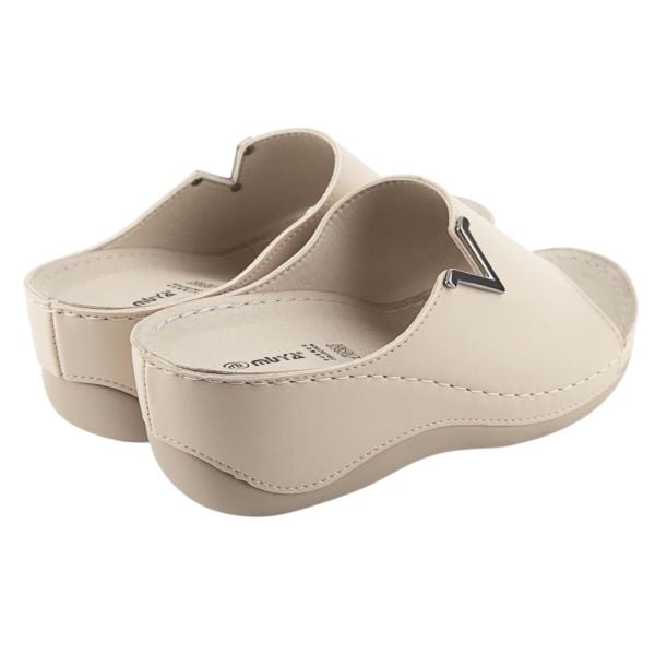 Muya 31148 Perla Krem Kadın Anatomik Terlik