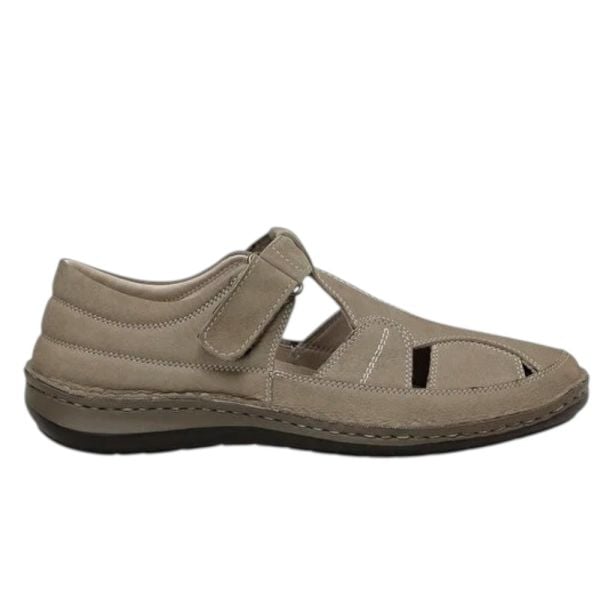 Polaris 107408N 4FX Kum Erkek Comfort Deri Sandalet