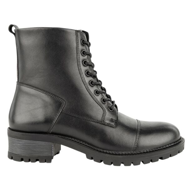 Muya 322109 Alpina 6 Nokta Siyah Kadın Comfort Deri Bot