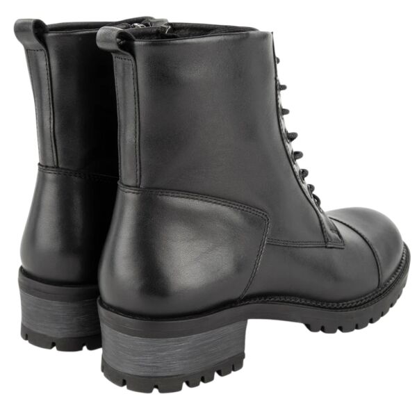 Muya 322109 Alpina 6 Nokta Siyah Kadın Comfort Deri Bot
