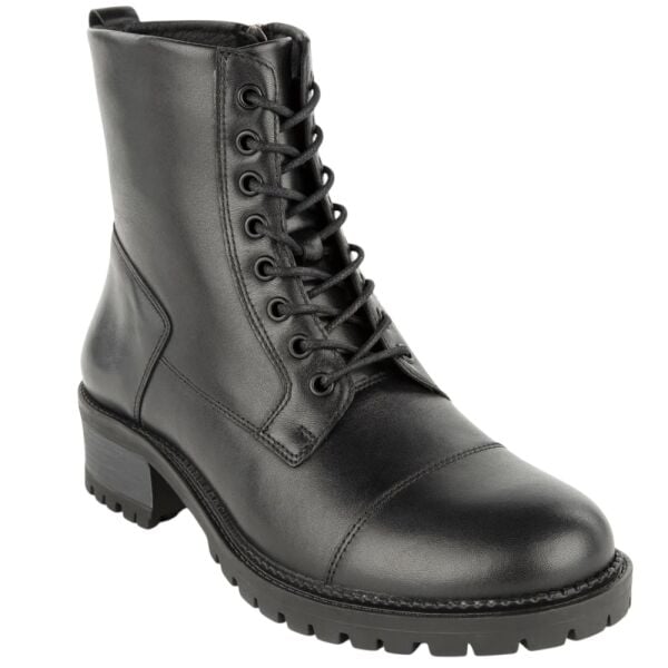 Muya 322109 Alpina 6 Nokta Siyah Kadın Comfort Deri Bot