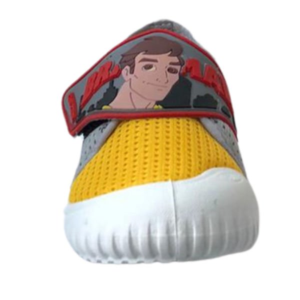 Gezer 3336 Gri/Sarı Çocuk Kreş Yazlık Ev Ayakkabısı