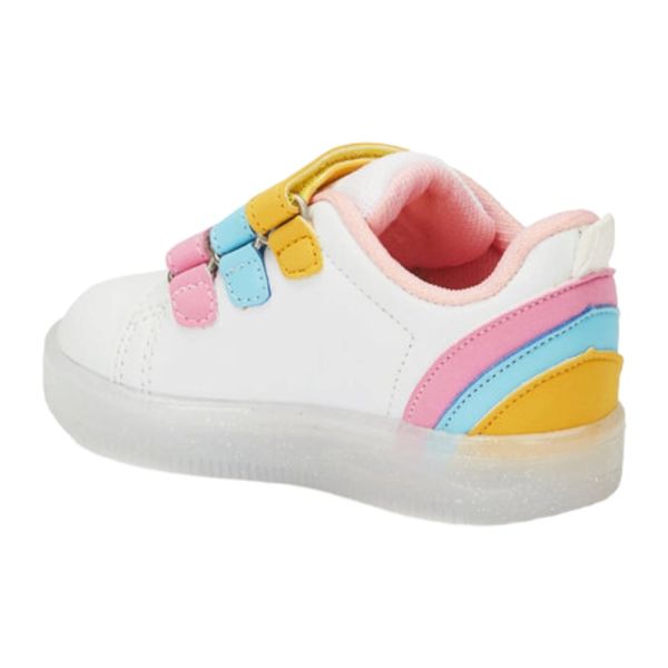 Vicco Sun 220.P21y.212 Beyaz-Pembe Çocuk Işıklı Spor Ayakkabı