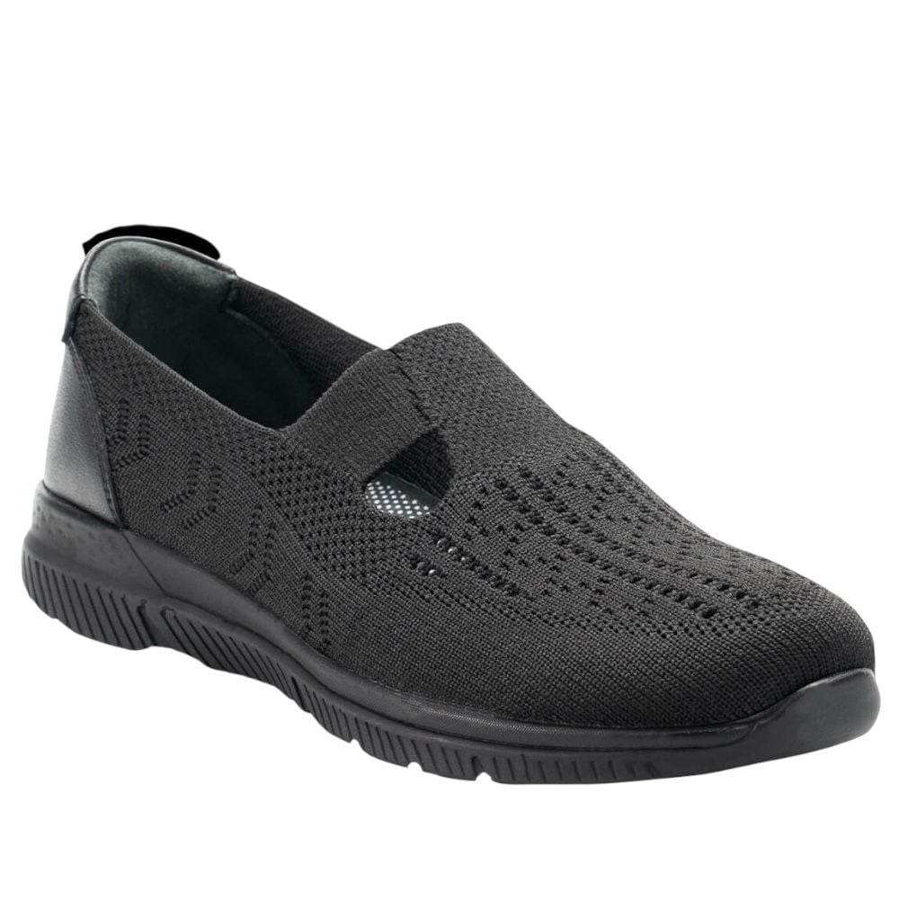 Forelli 29424-G Ibiza Siyah Kadın Comfort Ayakkabı