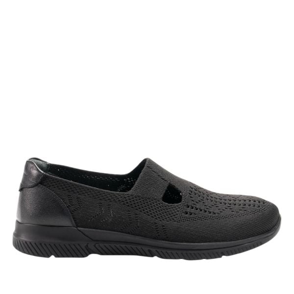 Forelli 29424-G Ibiza Siyah Kadın Comfort Ayakkabı