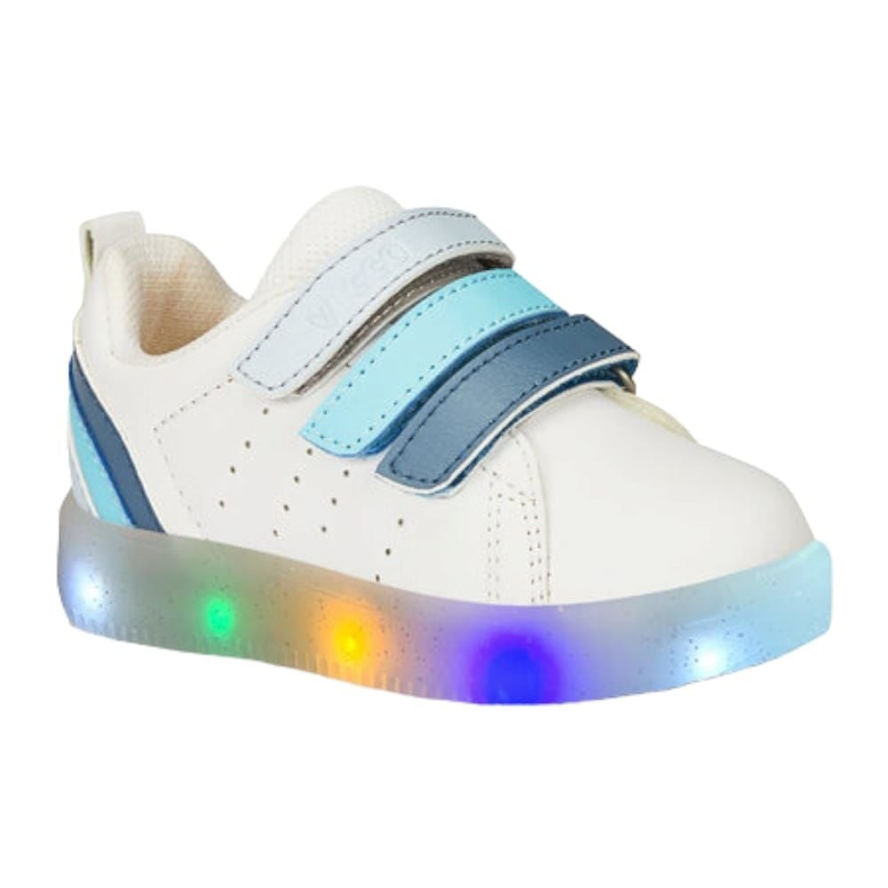 Vicco Sun 220.P21y.212 Beyaz-Mavi Çocuk Işıklı Spor Ayakkabı