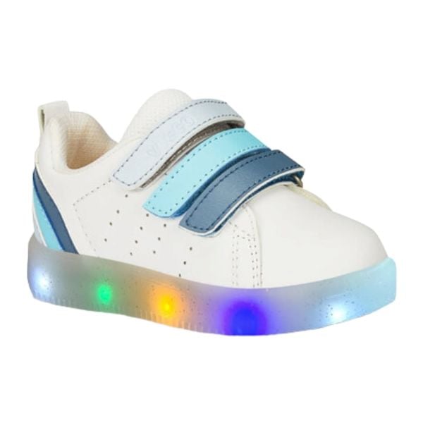Vicco Sun 220.P21y.212 Beyaz-Mavi Çocuk Işıklı Spor Ayakkabı