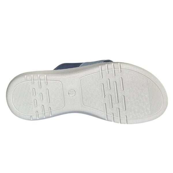Cex 26Y NBL08 Mavi Kadın Hakiki Deri Günlük Terlik