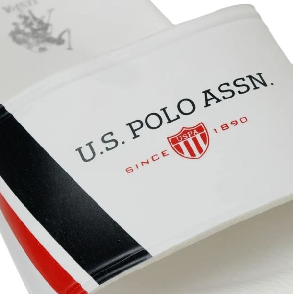 U.S Polo Assn Willy 5FX Beyaz Erkek Plaj Terlik