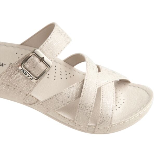 Muya 31119 Gizeh Bej Kadın Anatomik Terlik