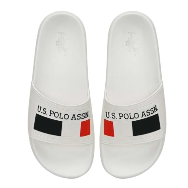 U.S Polo Assn Nico 5FX Beyaz Erkek Plaj Terlik