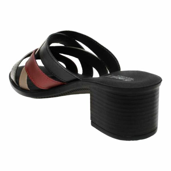 Muya 33000 Anagram Siyah Kadın Topuklu Terlik