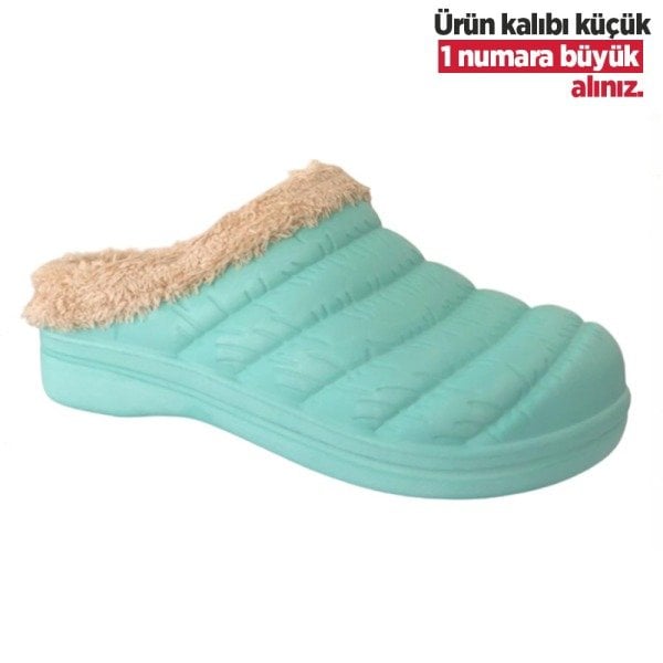 Akınal Bella E188 Mint Kadın Hastane Sabo Terlik