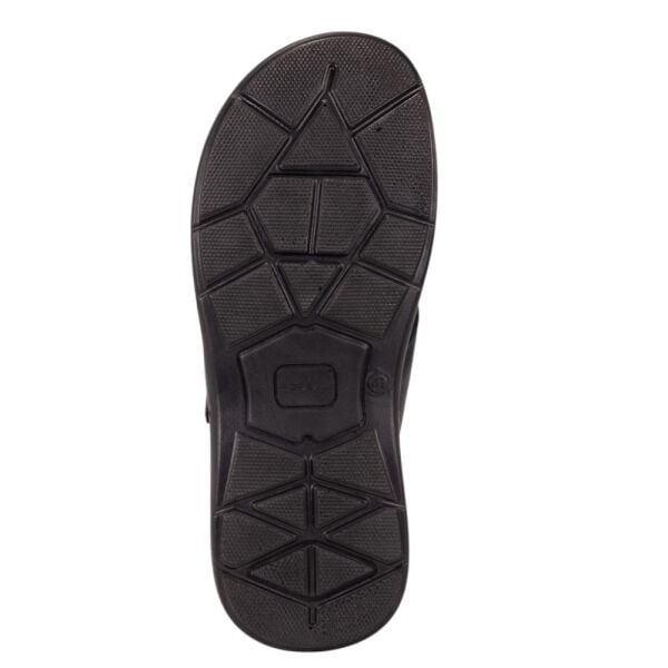 Forelli 40507-G Ural Siyah Erkek Deri Günlük Sandalet