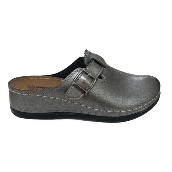 Platin Tokalı Kadın Hastane/Hemşire Comfort Sabo Terlik