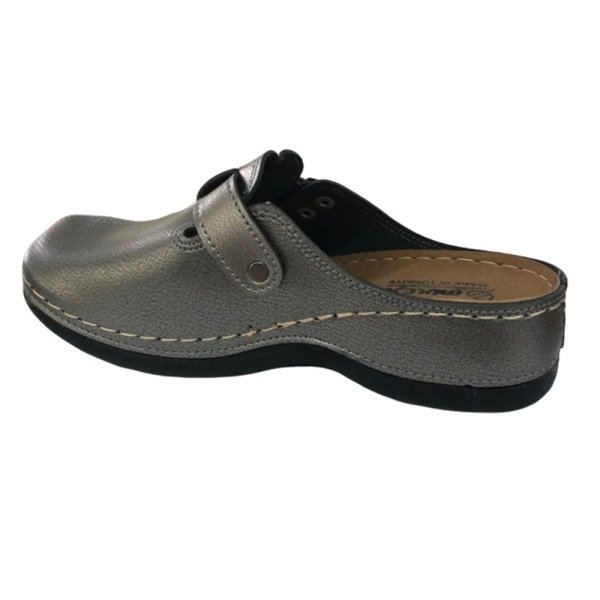 Platin Tokalı Kadın Hastane/Hemşire Comfort Sabo Terlik