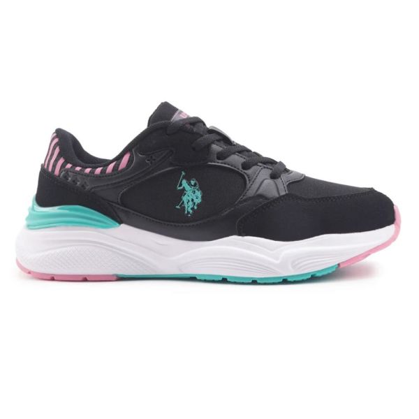 U.S Polo Assn Blossom 4FX Siyah Kadın Spor Ayakkabı