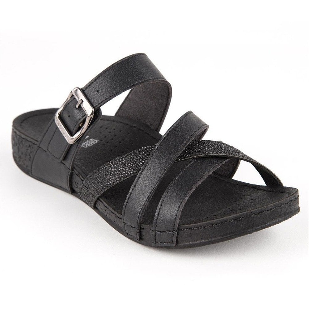 Muya 31119 Gizeh Siyah Kadın Anatomik Terlik