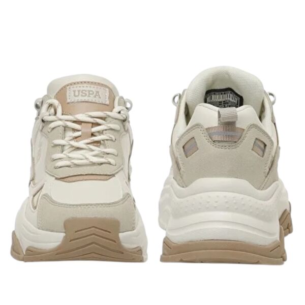 U.S Polo Assn Kalista 6FX Bej Kadın Spor Ayakkabı