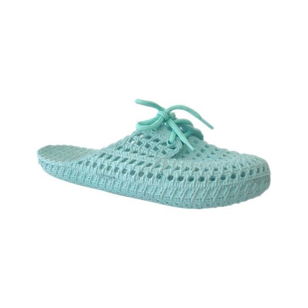 Gezer 12497 Mint Yeşili Kadın Kaydırmaz Örgü Terlik