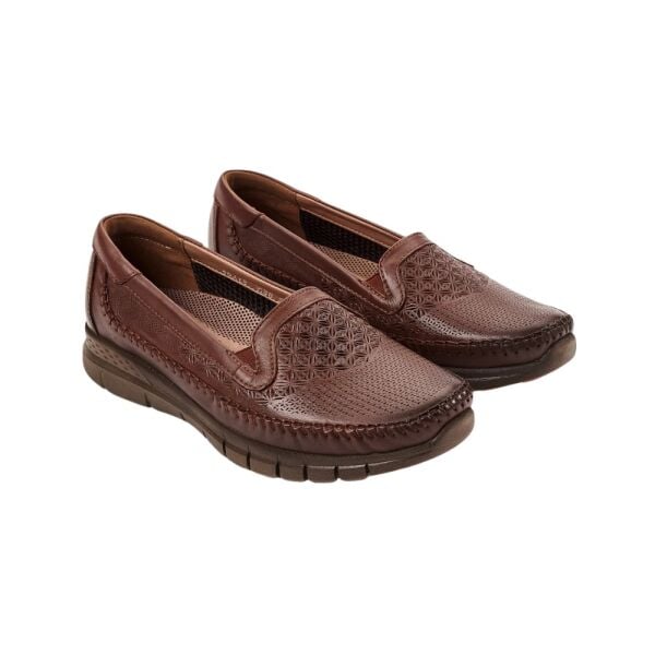 Forelli 29413 Eterna-G Taba Kadın Comfort Deri Ayakkabı