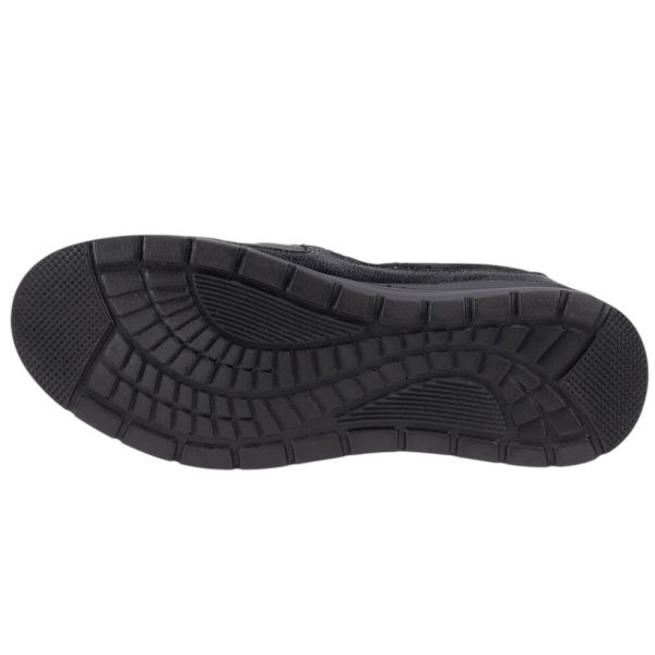 Forelli 21327-H Faye Siyah Kadın Comfort Deri Ayakkabı